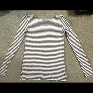 Gap boatneck long-sleeved shirt! XS